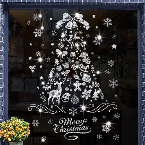 Christmas door and window stickers