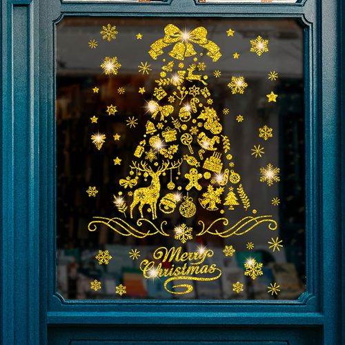 Christmas door and window stickers
