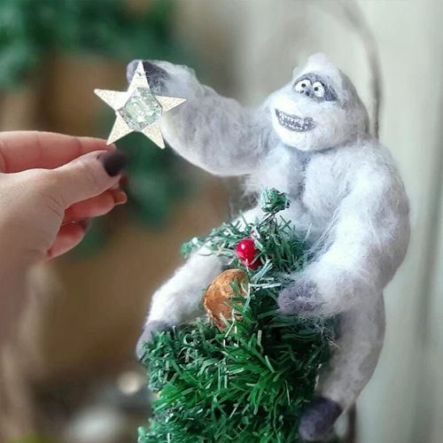 Christmas Tree Topper 🎄Abominable Snowman⛄