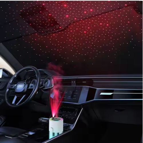 New Portable Usb Home Car Ultrasonic Mist Maker Humidifier With 7Colors Projection Led Romantic Starry Sky Lamp Humidifier