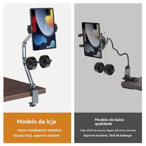 Nova versão Suporte para telemóvel e tablet para iPad