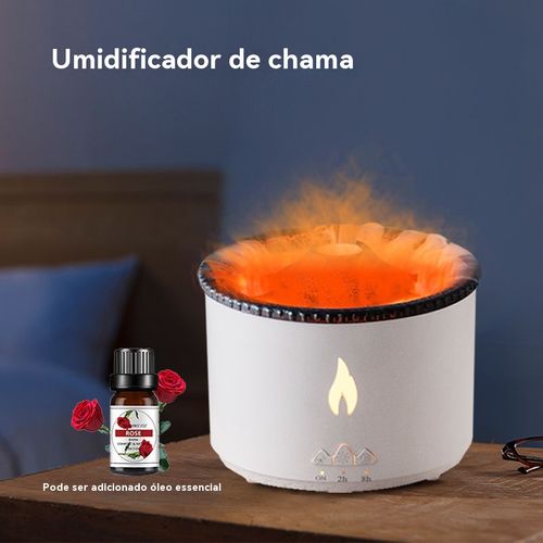 Difusor de Aromas 3D Flame Volcano