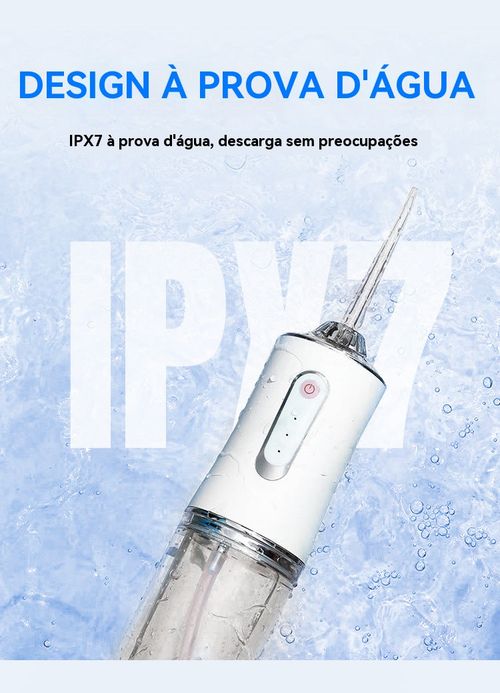 Water flosser portátil limpador de dentes de viagem escova de dentes portátil fio dental oral irrigador