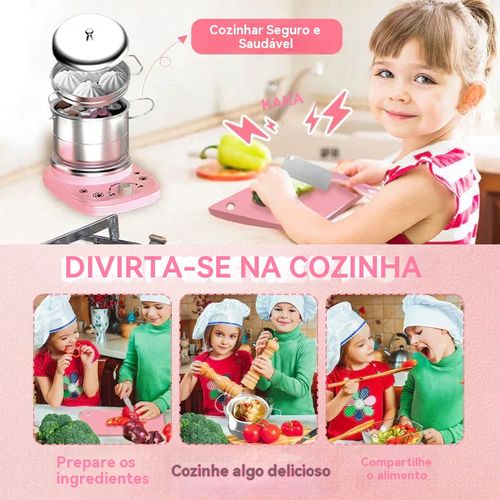 Conjunto de 22 peças Melhor presente para crianças crianças de cozinha real Mini brinquedos de cozinha