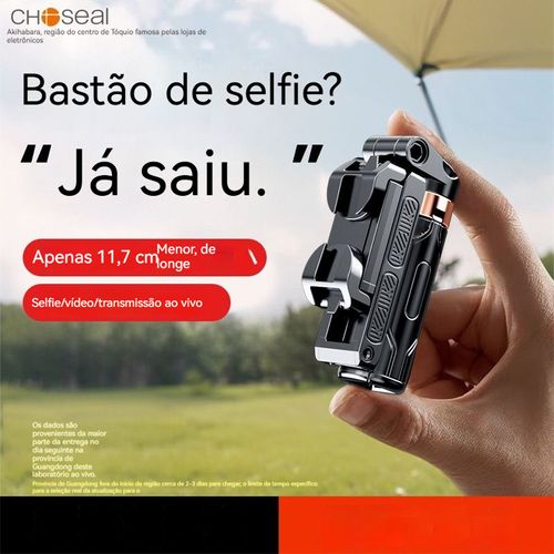 bluetooth Bastão para selfies com dupla finalidade de 360 graus