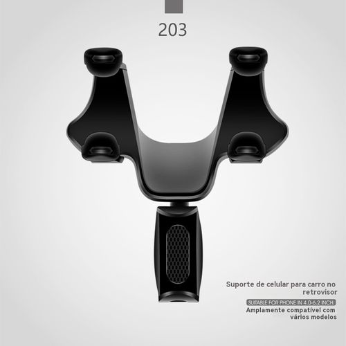 Suporte para telemóvel multifuncional rotativo e retrátil para automóvel