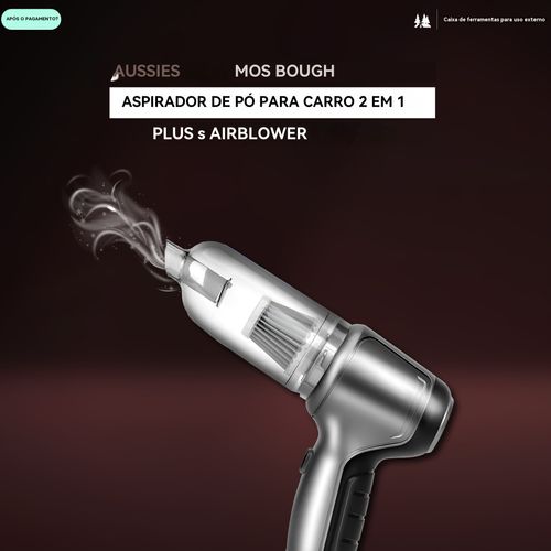Aspirador de mão 3 em 1, adequado para limpeza de casa, carro e escritório