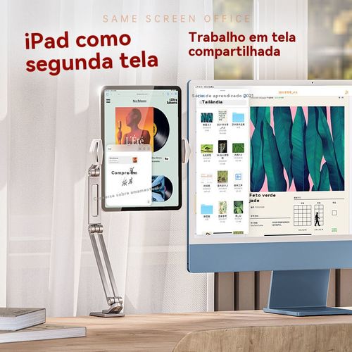 Nova versão Suporte para telemóvel e tablet para iPad