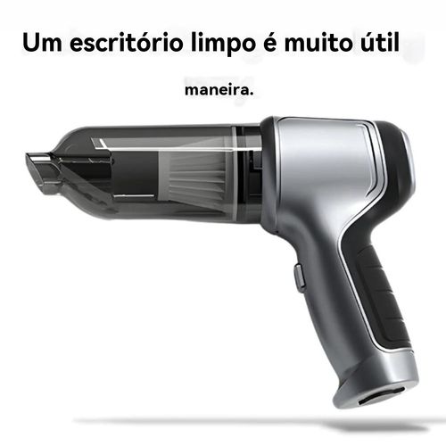 Aspirador de mão 3 em 1, adequado para limpeza de casa, carro e escritório