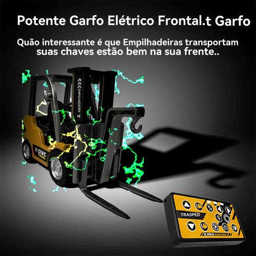 Metal Empilhadeira com controle remoto miniatura