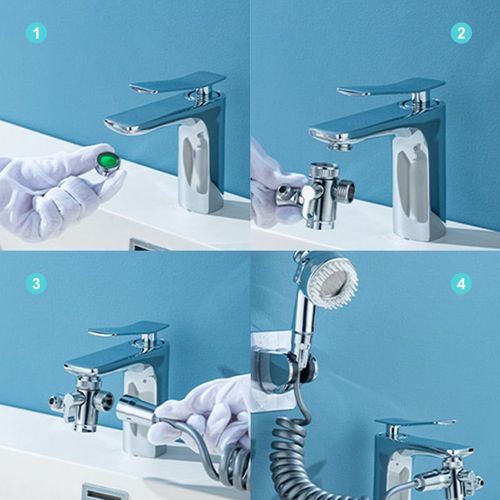 Kit de chuveiro pressurizado para lavatório