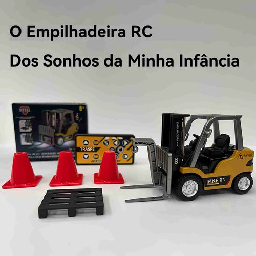 Metal Empilhadeira com controle remoto miniatura