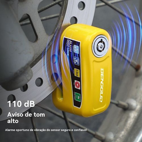 Alarme antirroubo para motociclos Bloqueio de disco