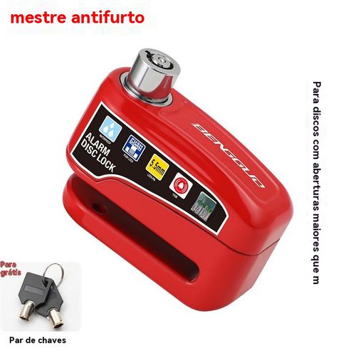Alarme antirroubo para motociclos Bloqueio de disco