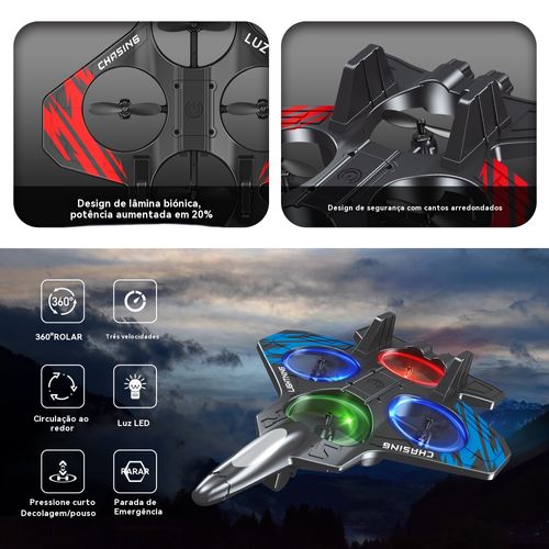 Drone a jato de combate RC de alta velocidade - a emoção aérea definitiva