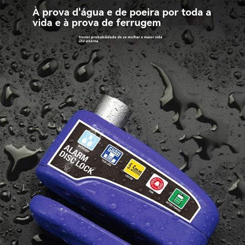 Alarme antirroubo para motociclos Bloqueio de disco