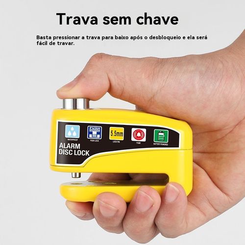 Alarme antirroubo para motociclos Bloqueio de disco