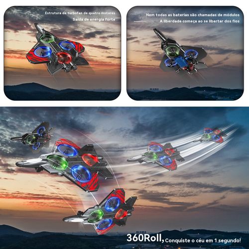 Drone a jato de combate RC de alta velocidade - a emoção aérea definitiva