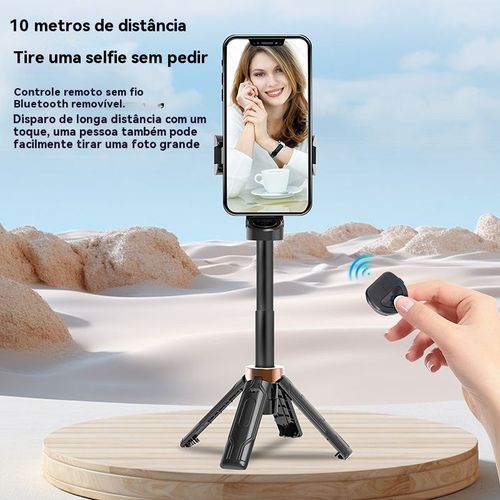 bluetooth Bastão para selfies com dupla finalidade de 360 graus