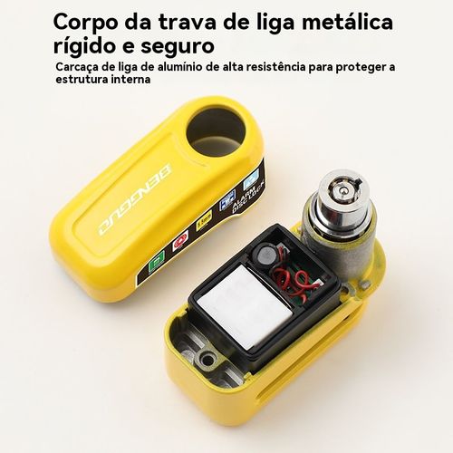 Alarme antirroubo para motociclos Bloqueio de disco