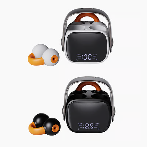 2025 New Fashion Trend Airbag Earphones Non-In-Ear Sports Earbuds with ENC Noise Reduction JL Chipset Digital Battery Indicator