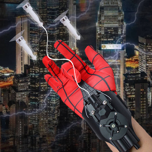 Ml Legends Fully Automatic Peripheral Spiderman Web Shooters Spider Silk Launcher Rope Device Cosplay Props Toy Christmas Gifts
