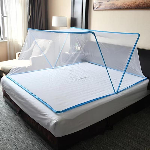 Foldable Polyester Folding Mosquito Net for Home and Outdoor Use for Adults and Babies Square Baby and Camping Mosquito Net
