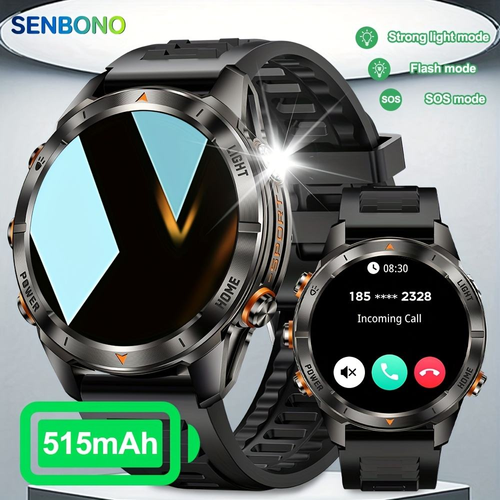New KT80 Men Smart Watch 1.46'' HD Large Screen 515mAh Large Battery Long Standby Dial Answer Call Sport SmartWatch Men