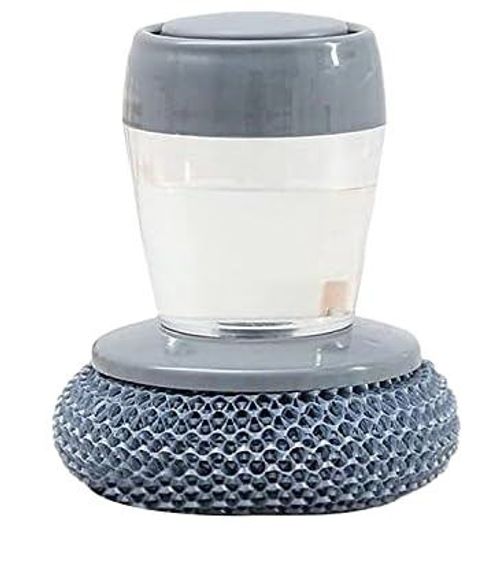 Brush Kitchen Heavy Duty Wire Ball Kitchen Cleaning Brush Soap Dispensing Palm Brushes Stainless steel Cleaning
