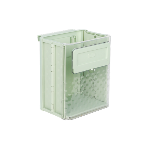 Wall - mounted Folding Trash Bin for Kitchen Cabinet Storage - Plastic Trash Bin for Home Kitchens