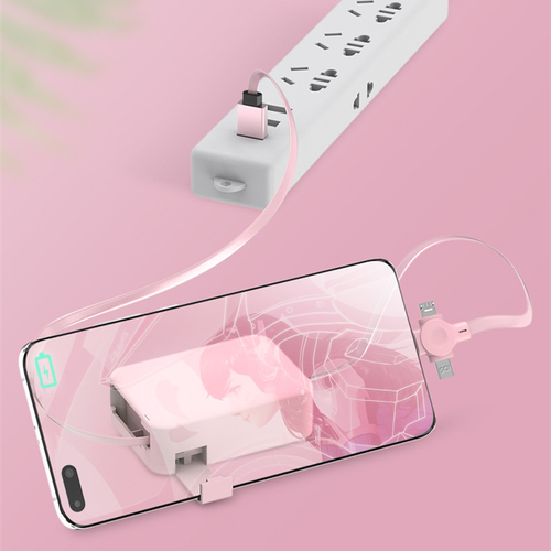 3-in-1 Retractable Fast-Charging Portable Multi-Device USB Cable