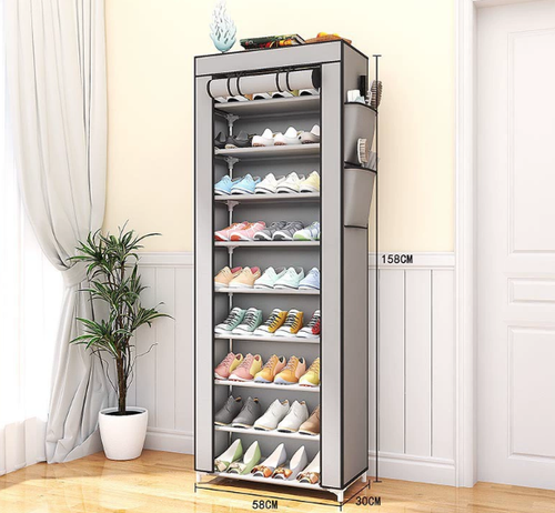 multi-layer dustproof shoe rack