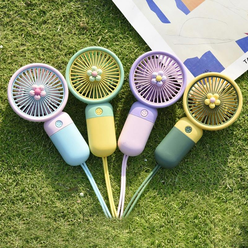 Cute cartoon handheld fan