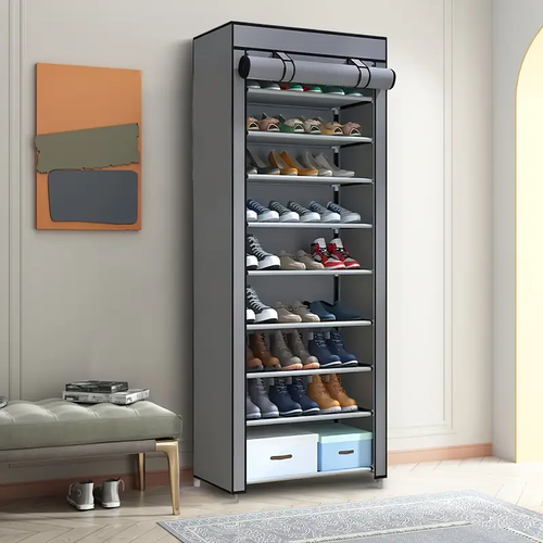 multi-layer dustproof shoe rack