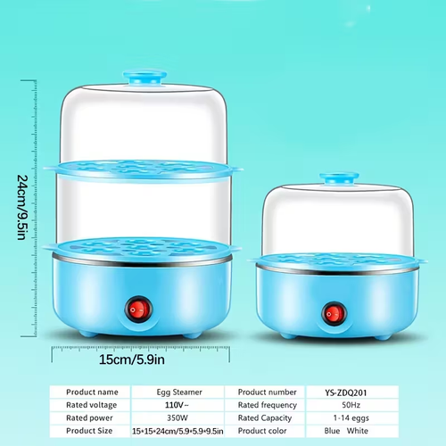 Double-Layer Egg Steamer