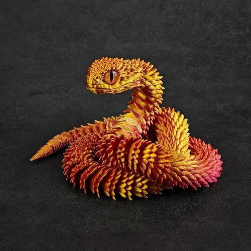 3D-printed snake