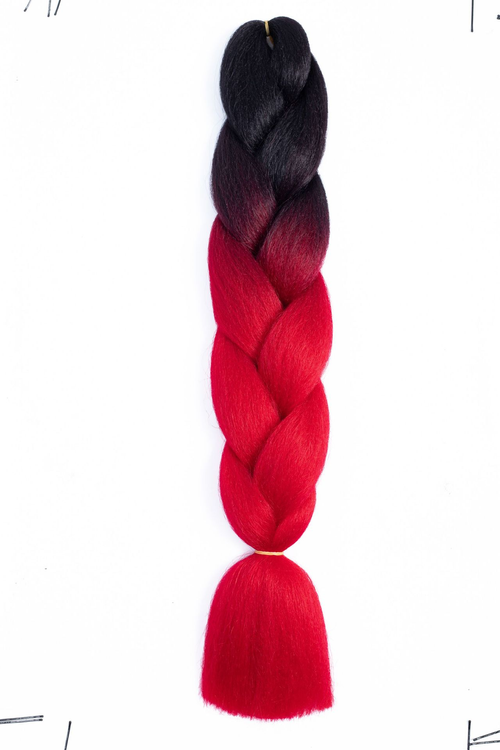 colorful braided wig