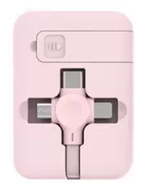 3-in-1 Retractable Fast-Charging Portable Multi-Device USB Cable