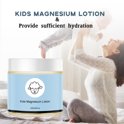 Kids Magnesium Lotion - Hydrating, Moisturizing, Refreshing Body Cream for Children