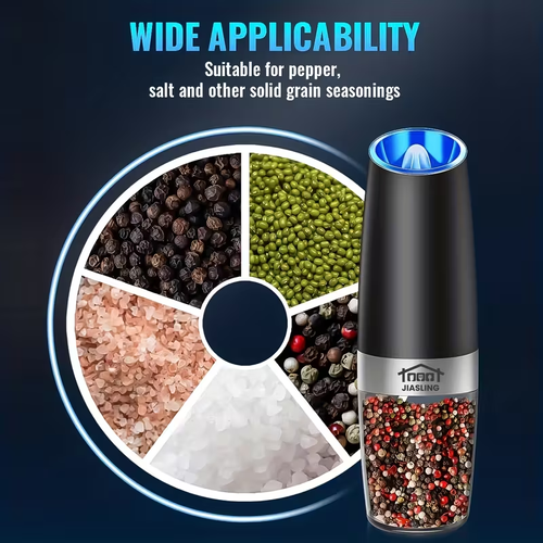 Battery-operated Salt and Pepper Grinder Set (2-Pack)