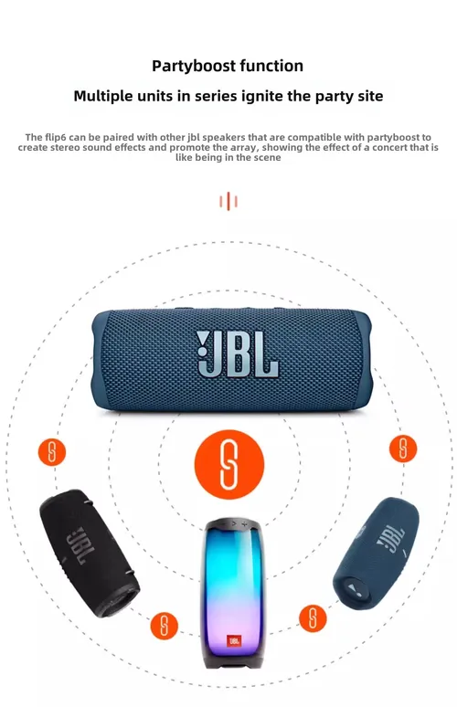 FLIP6 Speaker with Wireless Bluetooth