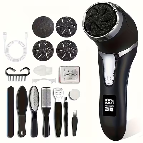 Electric Foot File with 10 Attachments