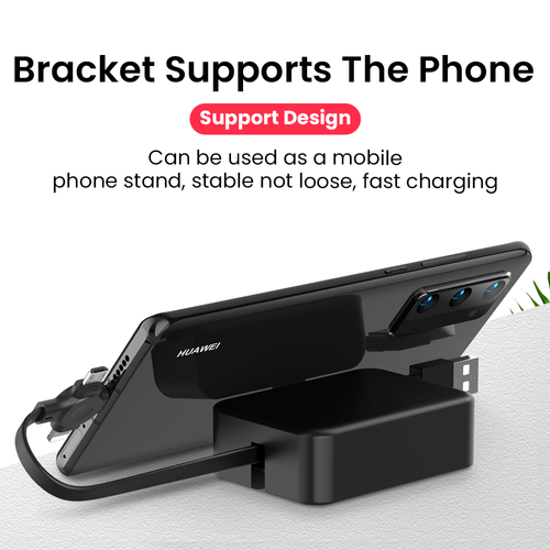 3-in-1 Retractable Fast-Charging Portable Multi-Device USB Cable