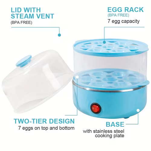 Double-Layer Egg Steamer