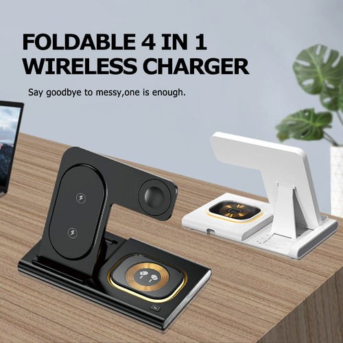 3-in-1 Wireless Charger, Supports Fast Charging & Multi-Functional Wireless Charging