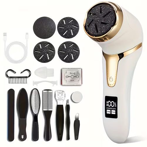 Electric Foot File with 10 Attachments