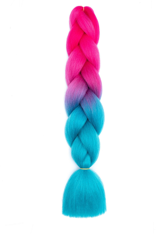 colorful braided wig