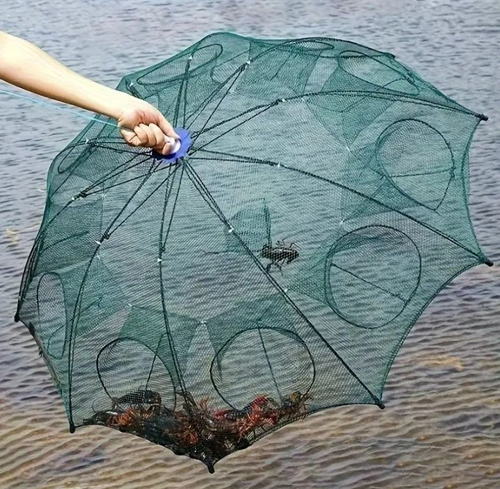 foldable fishing cage