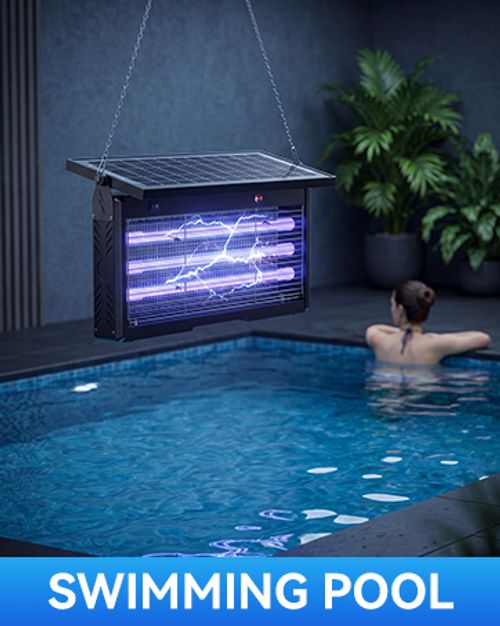 🔥Hot Seller🔥 COD！Cross-Border Solar Mosquito Killers: Wholesale of Waterproof, Plug-in Fly Killers for Orchards, Bed-and-Breakfasts, Gardens, and Outdoor Spaces