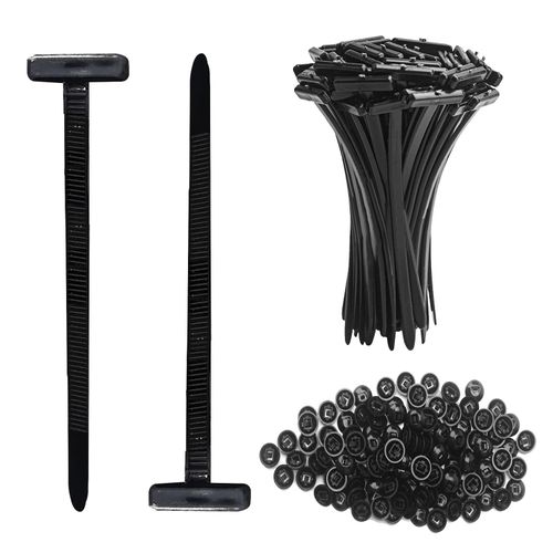 🔥HOT SALE🔥 COD！50PCS Nylon Strong Cable Tie Buckle - Heavy Duty UV-Resistant for Secure Auto, Truck & Garage for Car Fender Trunk Repairs, Cable Management - Saves Time